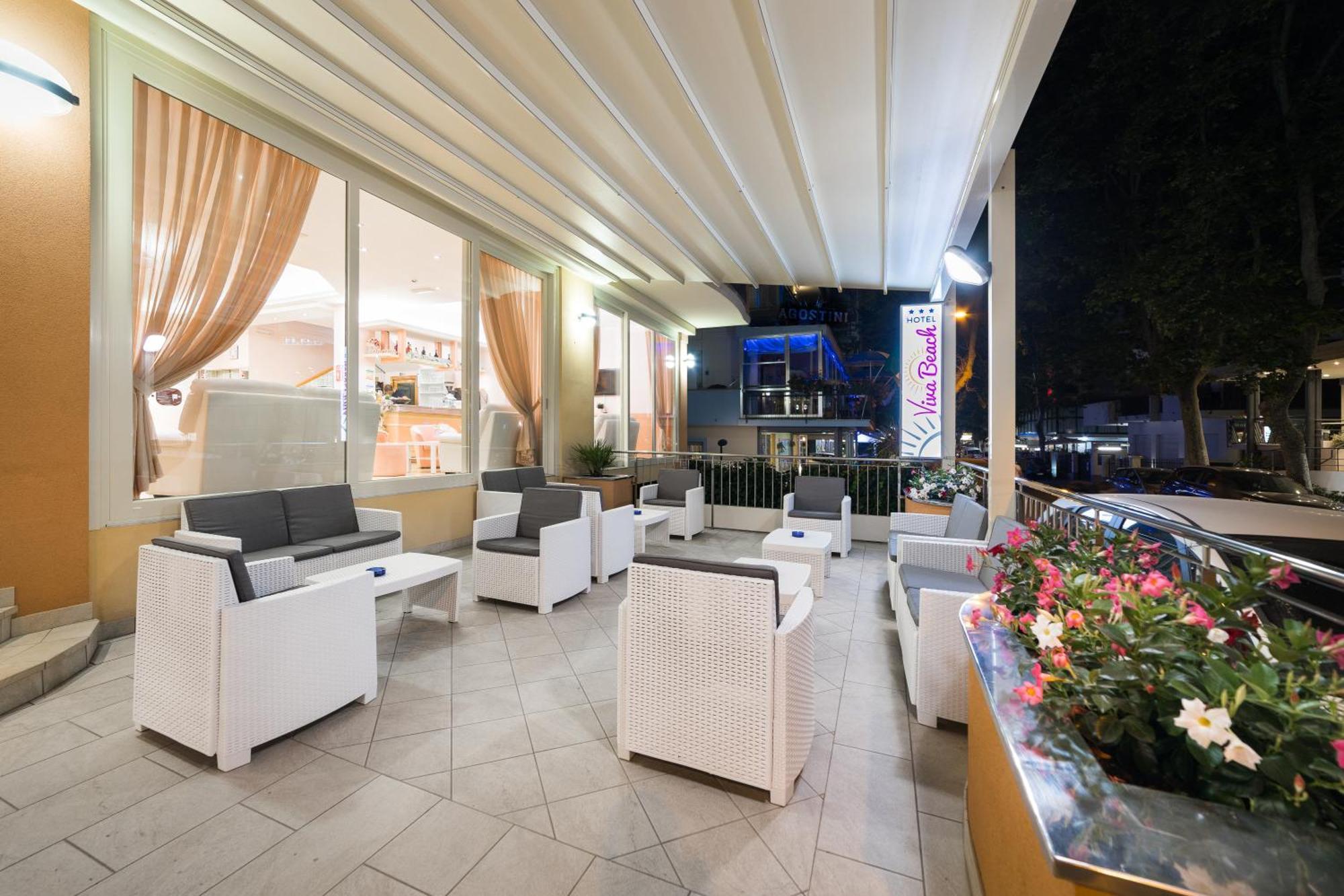 Viva Beach Hotel 里米尼 外观 照片