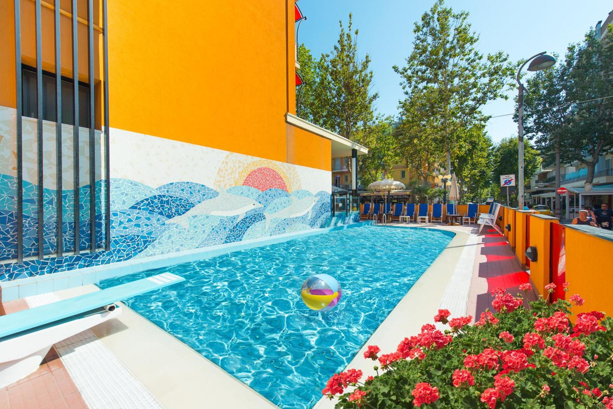 Viva Beach Hotel 里米尼 外观 照片